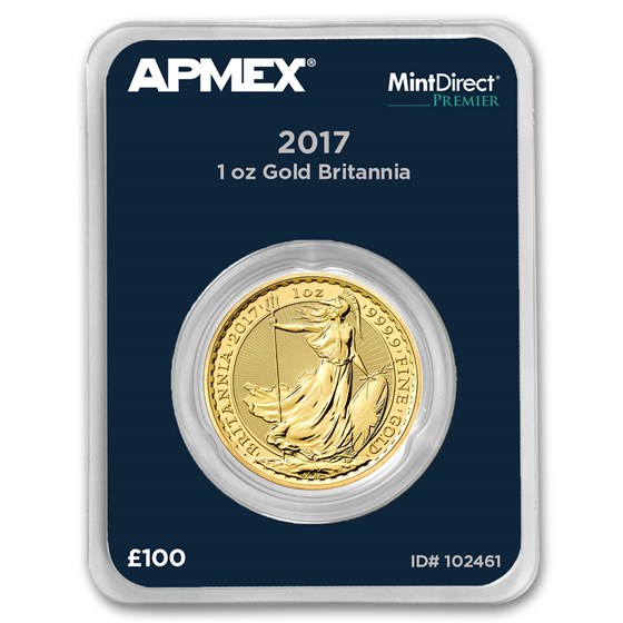 2017 GB 1 oz Gold Britannia (MintDirect® Premier Single) 2017 GB 1 oz Gold Britannia (MintDirect® Premier Single)